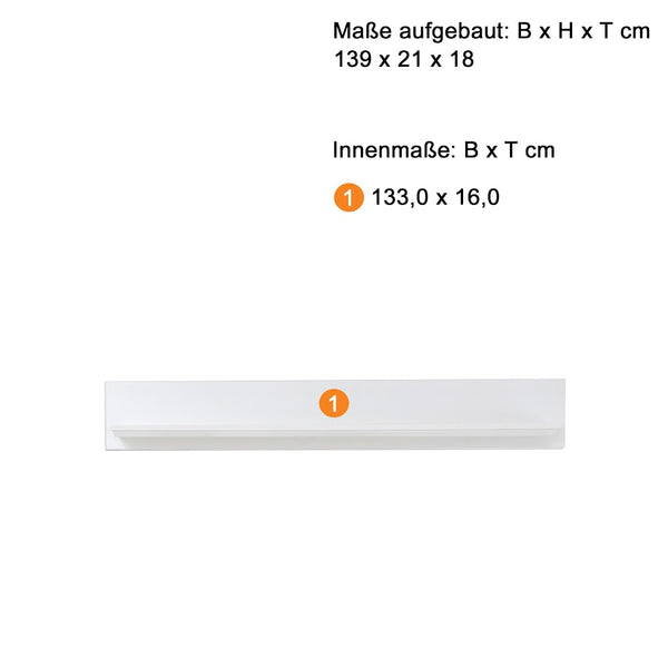 Brandson Baxter Wall Shelf - Karrari