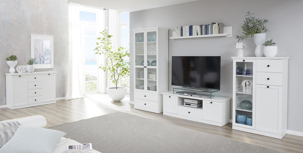 Baxter White Storage Cabinet - Karrari