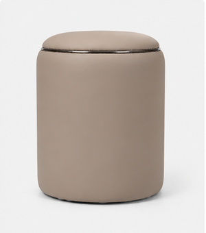 Modern Velvet Vanity Pouffe Stool - Karrari