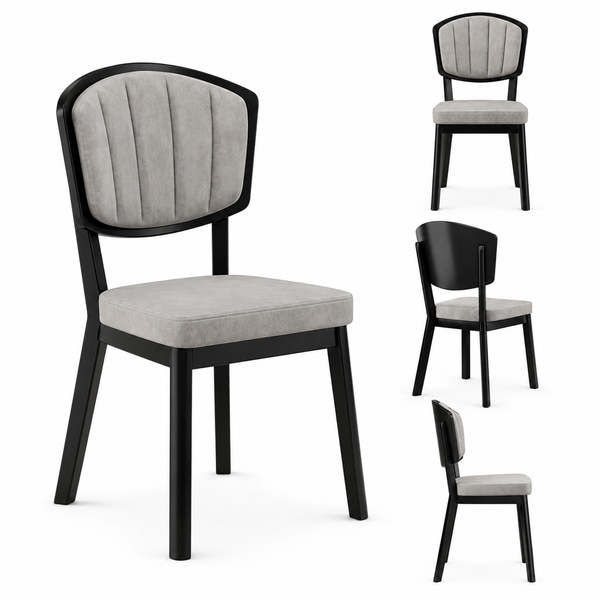 NAPE Dining Chairs - Grey (Set of 2)