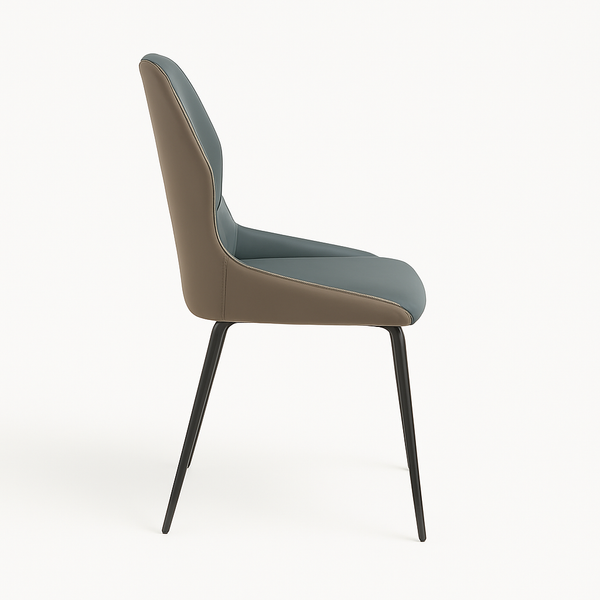 Teal Upholstered Dining Chairs (Set of 2)