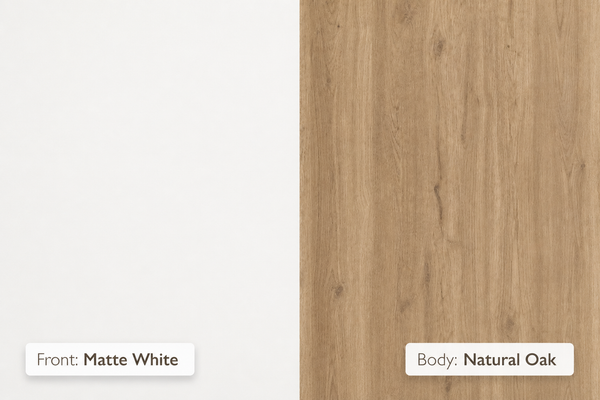 Touch Sideboard – Artisan Oak & Matt White