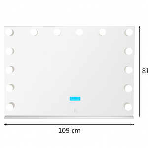 Hollywood Mirror, Lights & Bluetooth Speakers - Karrari