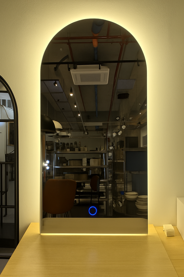 Arched LED Backlit Touch Mirror - Karrari