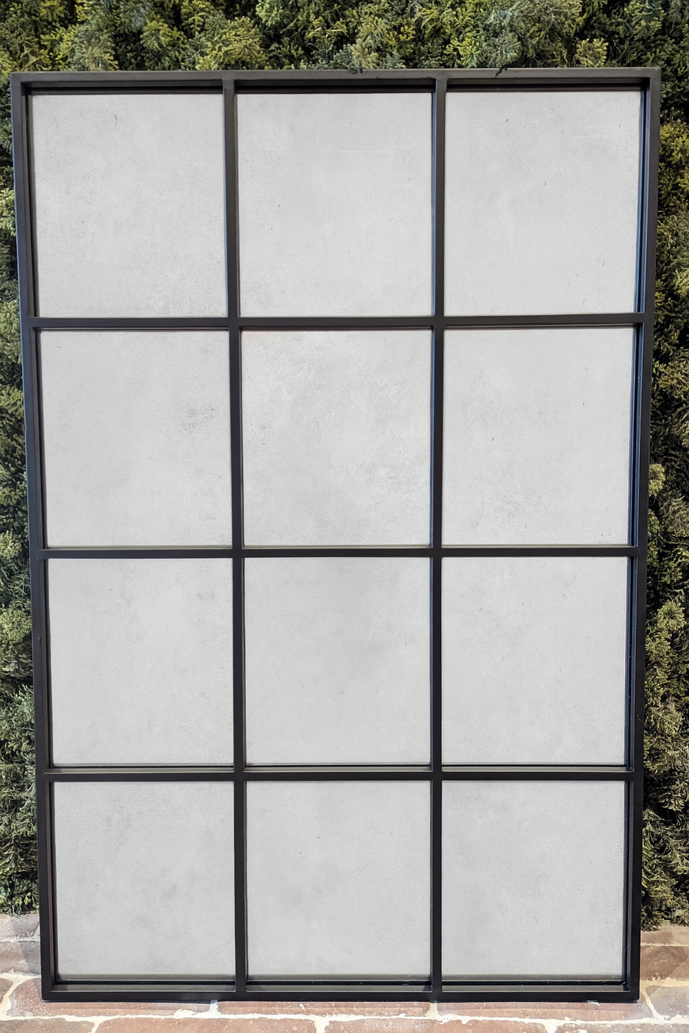 Grid Mirror – Black Metal Frame - Karrari