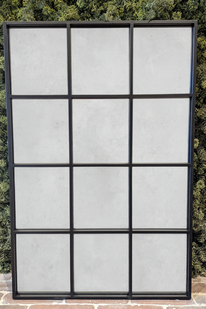 Grid Mirror – Black Metal Frame - Karrari