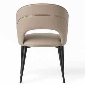 Cream Curved-Back Dining Chairs (Set of 2) - Karrari