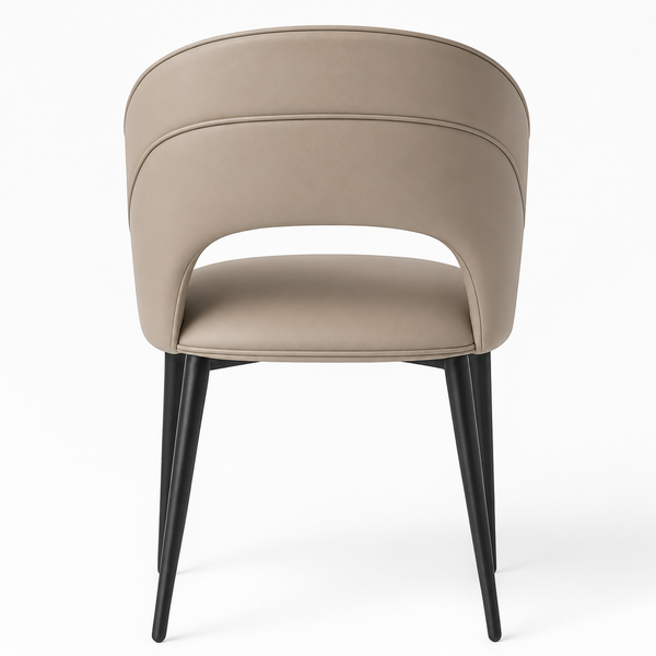 Cream Curved-Back Dining Chairs (Set of 2) - Karrari