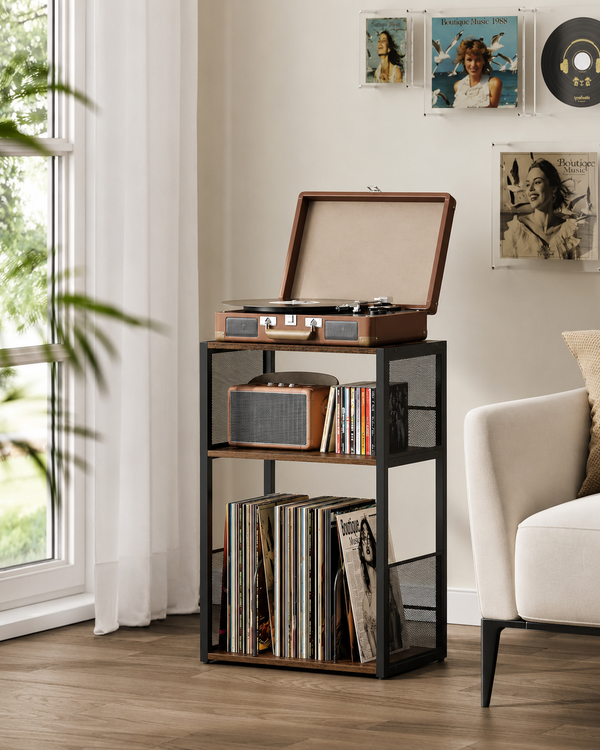 3-Tier Side Table, End Table for Living Room - Karrari