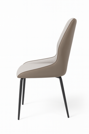 Cream Upholstered Dining Chairs (Set of 2)