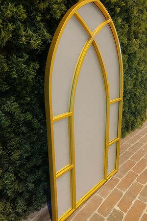 Cathedral Gold Wall Mirror - Metal Frame