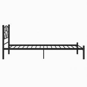 Black Metal Single Bed Frame (93×198cm)