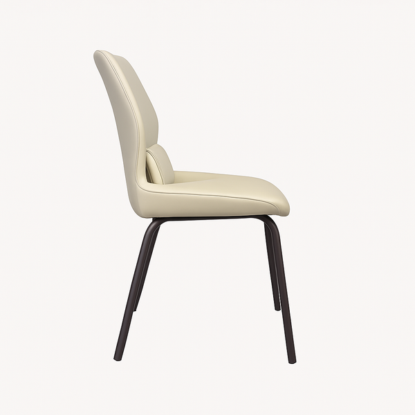 Cream Upholstered Dining Chairs (Set of 2)
