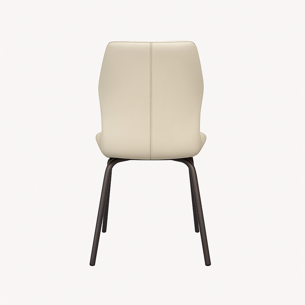 Cream Upholstered Dining Chairs (Set of 2)