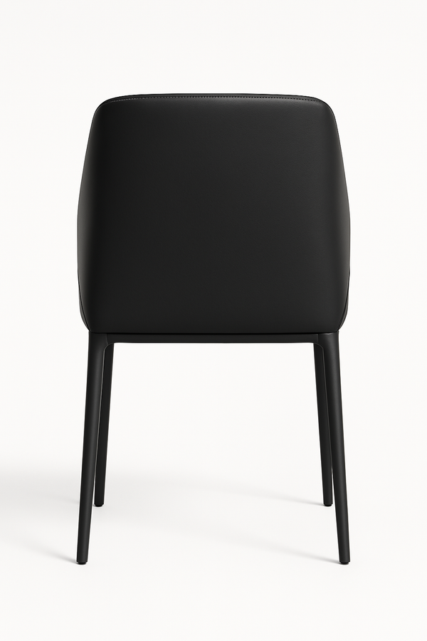 Black & Gray Upholstered Dining Chairs (Set of 2)