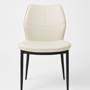 Creamy White Upholstered Dining Chairs (Set of 2)