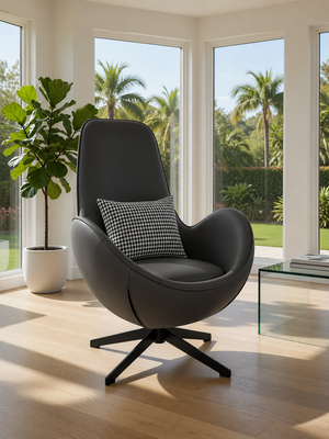 Modern Luxury Swivel Lounge Chair with Cushion