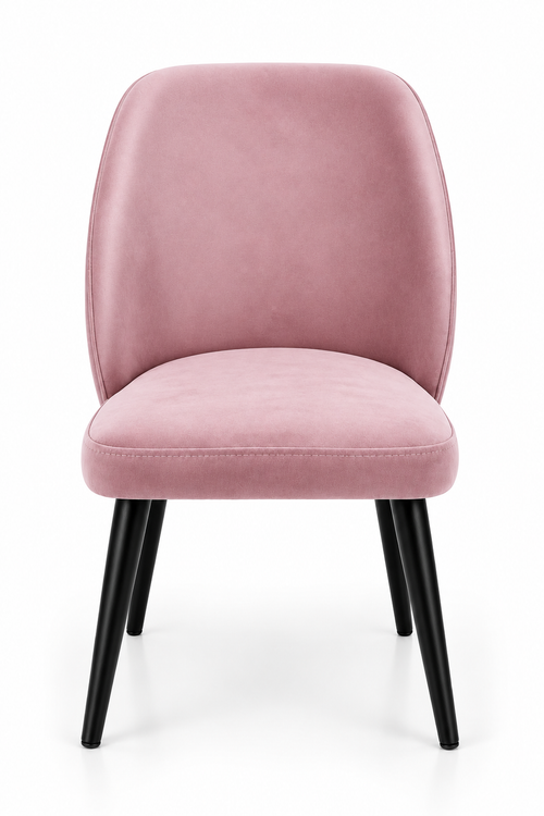 LEJA Dining & Kitchen Chair – Black Metal Legs (Set of 2)