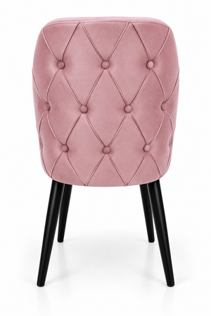 LEJA Dining & Kitchen Chair – Black Metal Legs (Set of 2)