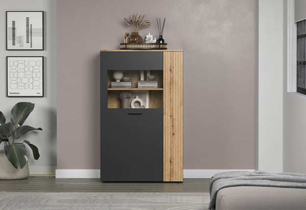 Esteban Tall Storage Unit - Karrari