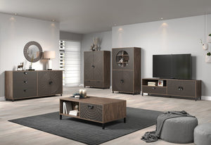 Fusion – Wall Mirror in Pearl Bronze Finish (67cm)