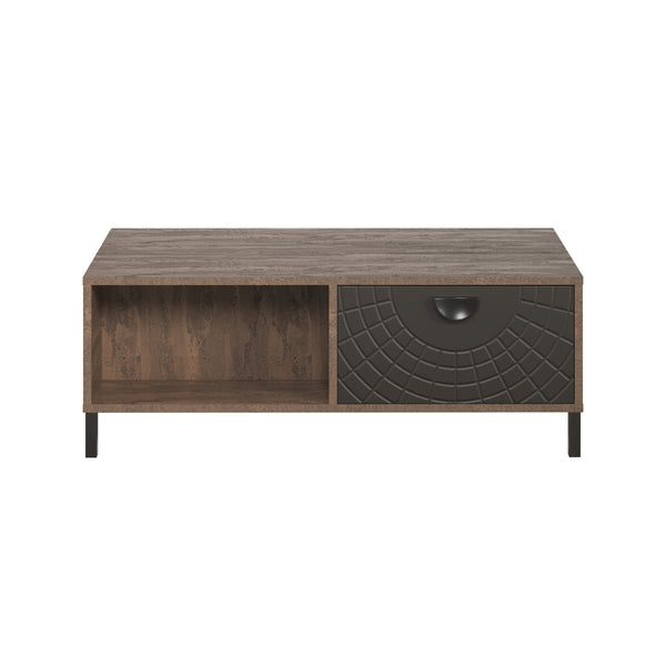 Fusion Coffee Table – Rusty Flow with Pearl Bronze Accent