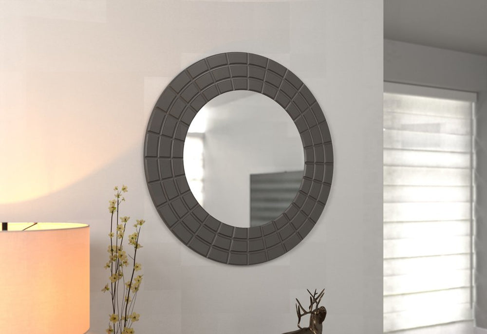 Fusion – Wall Mirror in Pearl Bronze Finish (67cm)
