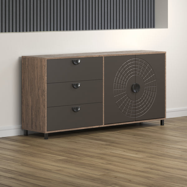 Fusion Rusty Flow Sideboard in Pearl Bronze