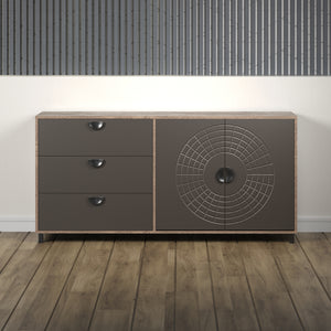 Fusion Rusty Flow Sideboard in Pearl Bronze