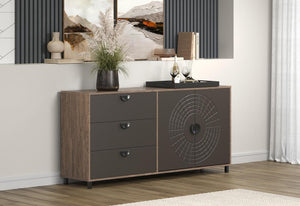 Fusion Rusty Flow Sideboard in Pearl Bronze