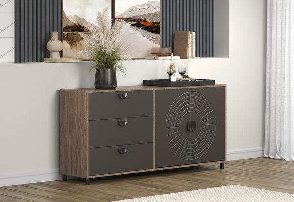 Fusion Rusty Flow Sideboard in Pearl Bronze