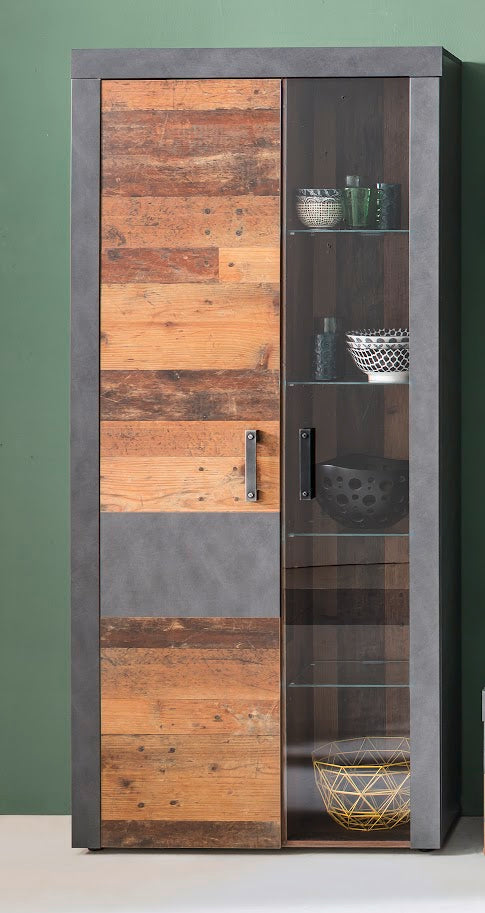 Indy Display Cabinet with Glass - Karrari