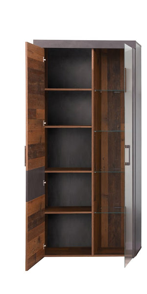 Indy Display Cabinet with Glass - Karrari