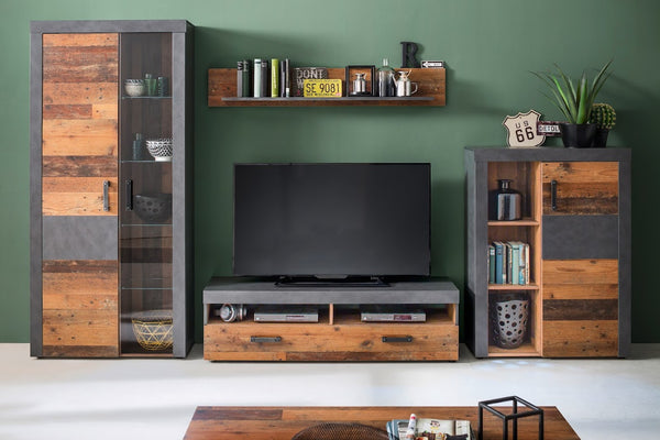 Indy Display Cabinet with Glass - Karrari