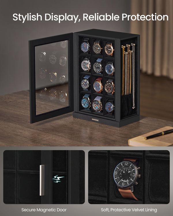 360° Rotating Watch & Jewellery Organizer Box - Karrari