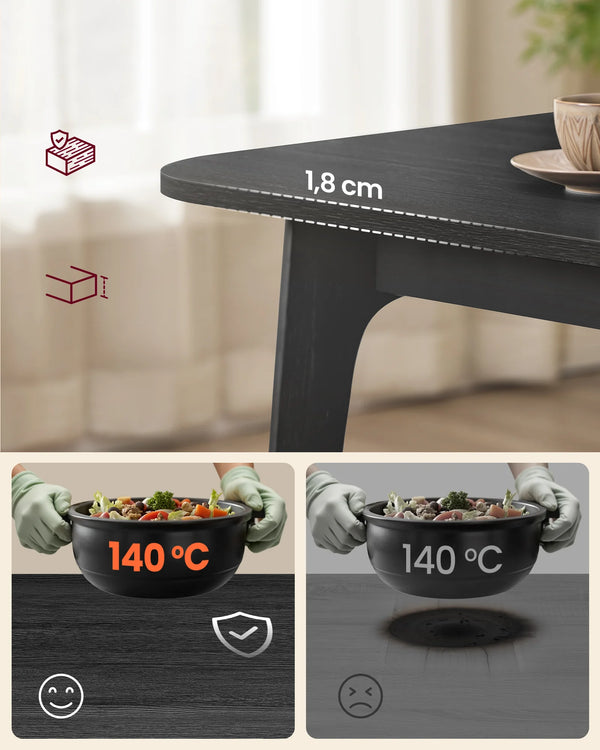 Extendable Dining Table – Heat & Scratch Resistant