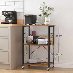 Serving Trolley with 3 Shelves