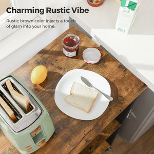 Serving Trolley with 3 Shelves