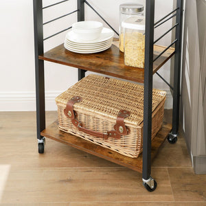 Serving Trolley with 3 Shelves