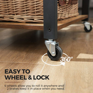 Serving Trolley with 3 Shelves