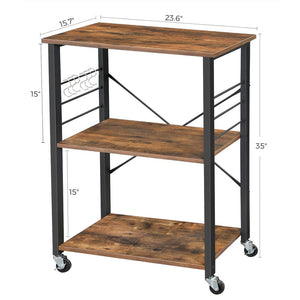 Serving Trolley with 3 Shelves