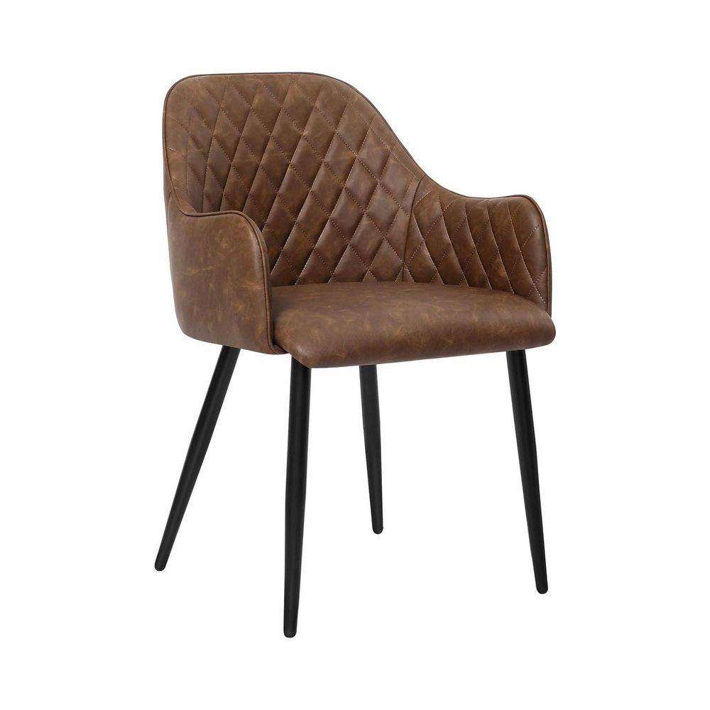 Modern Vintage PU Dining Armchair - Karrari