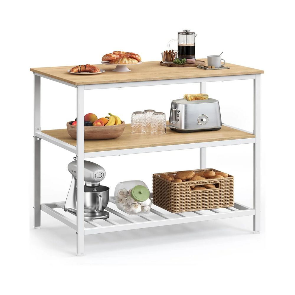 3-Tier Industrial Kitchen Island - Karrari