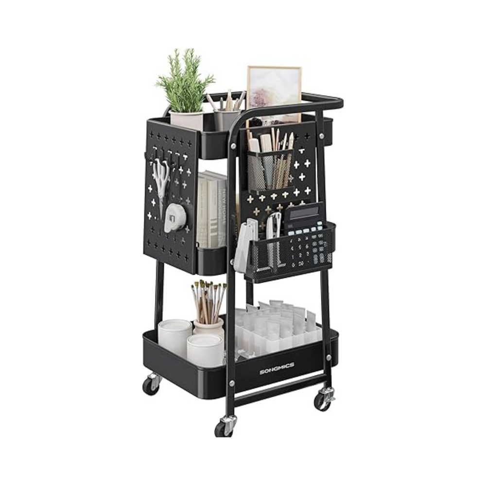 3-Tier Metal Kitchen Trolley - Karrari