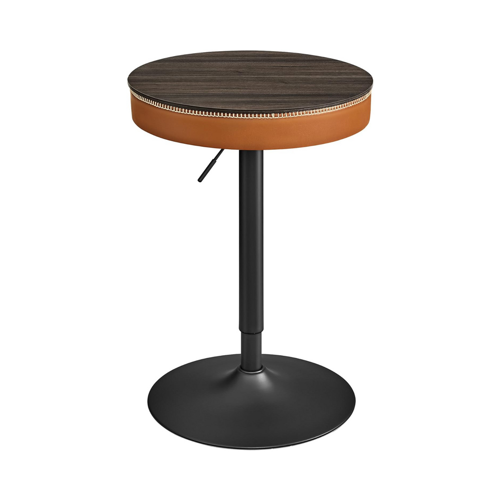 Adjustable Round Bar Table with Storage - Karrari