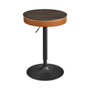 Adjustable Round Bar Table with Storage - Karrari