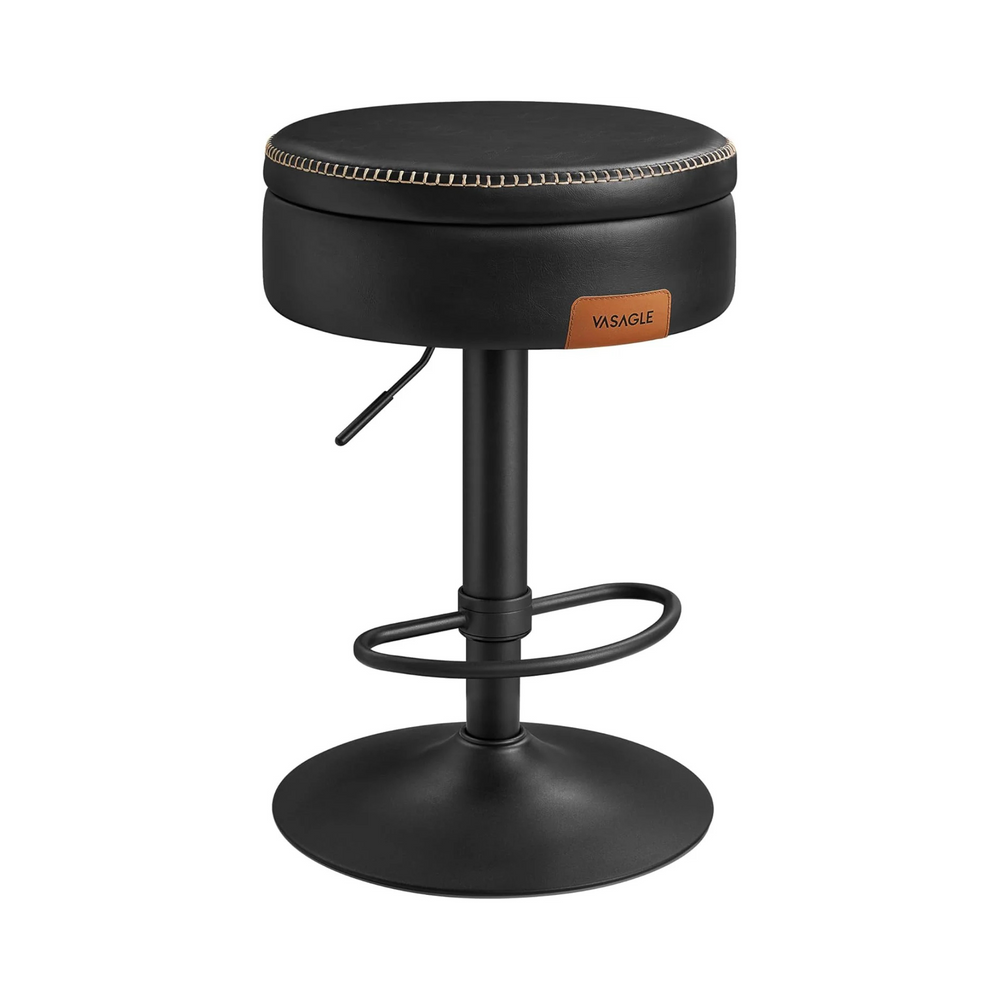 Height-Adjustable Bar Stool with Storage - Karrari