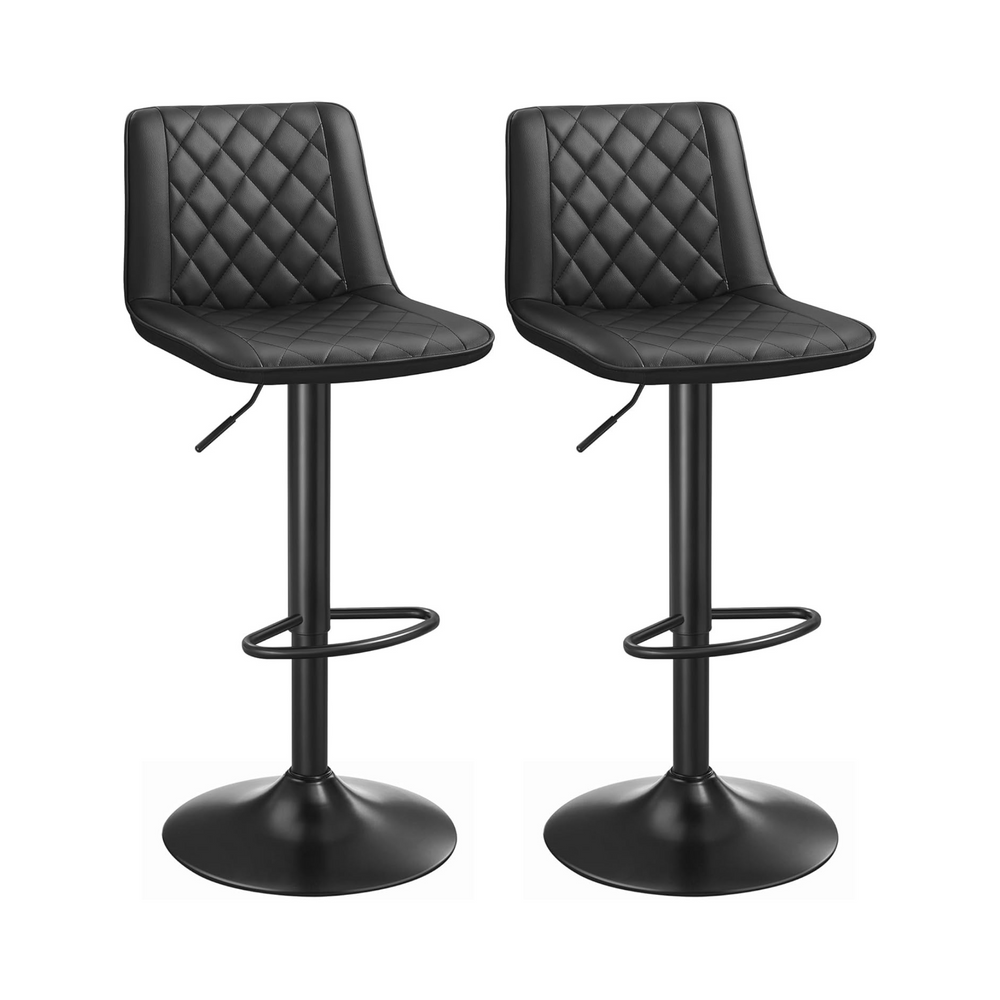 Height-Adjustable Bar Stools Set of 2 - Karrari