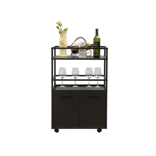 Mosaik Bar Cabinet on Wheels - Karrari