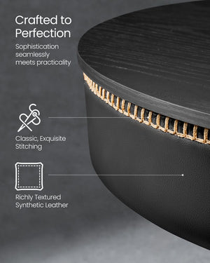 Adjustable Round Bar Table with Storage - Karrari